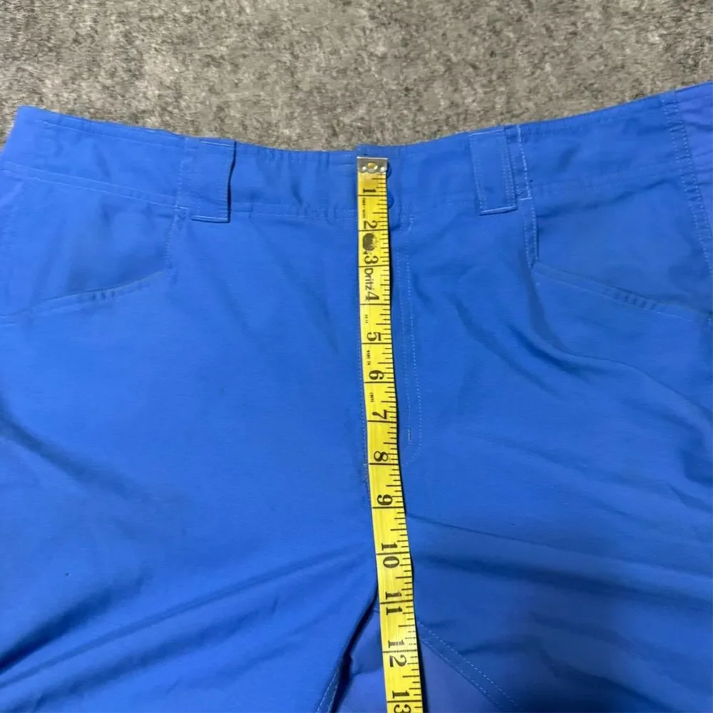 Columbia Mens Cargo Shorts Size 38 Blue Nylon Pfg Omni-Shield
